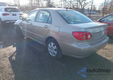 2008 Toyota Corolla Le z USA, uszkodzony, nr VIN 2T1BR32E48C929540